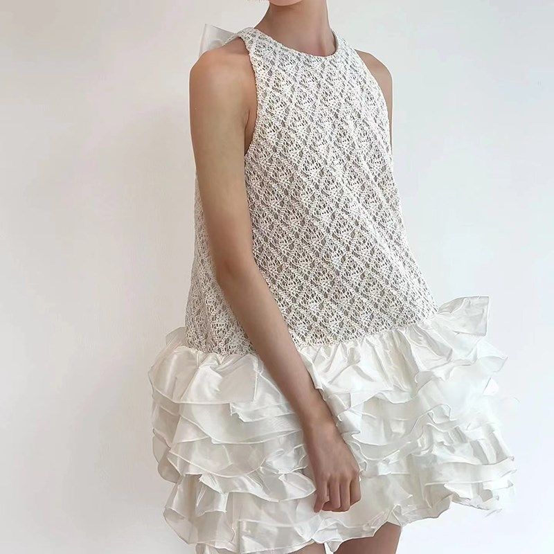 2024新款订婚礼服小众高级感轻婚纱高端礼裙夏生日聚会裙小个子秋