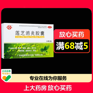 鹅城莲芝消炎胶囊24粒/盒支气管咳嗽扁桃体炎咽炎