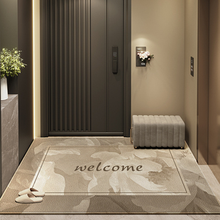 轻奢地垫入户门垫进门地毯家用入户垫防滑客厅高级玄关脚垫电梯口