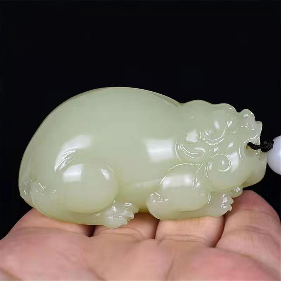 冰种龙龟手把件阿汗9玉貔貅件男富把女款手把件玩玉石把件