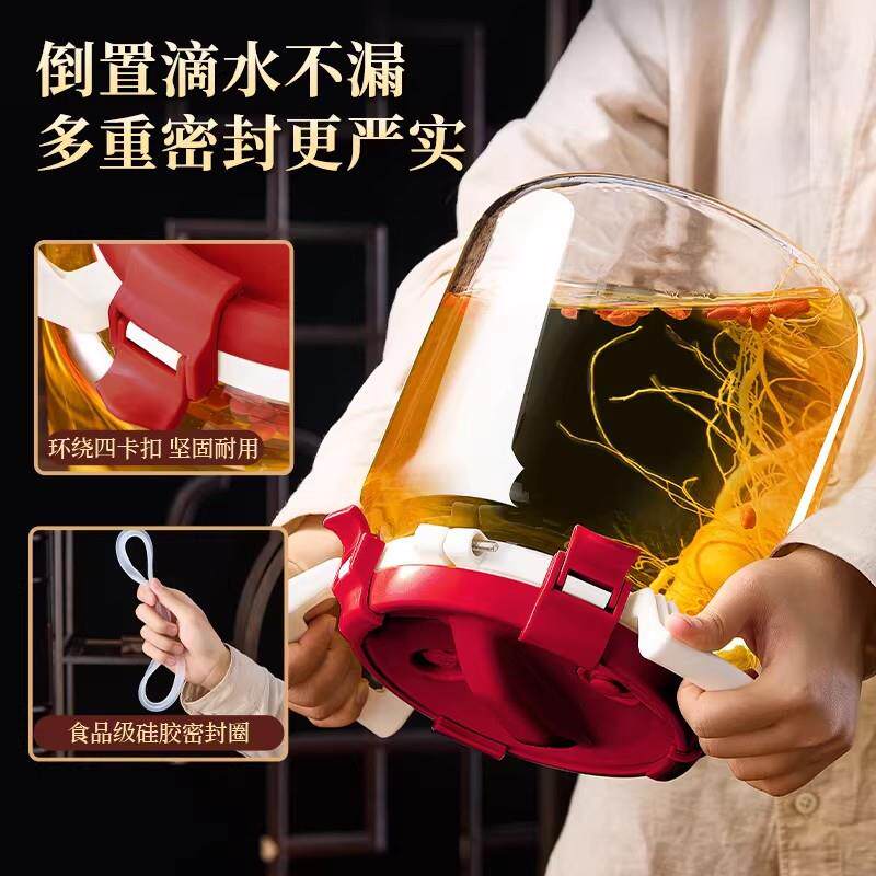 泡玻璃瓶酒耐高温家用斤高酒档密封容器20青梅药酒罐坛子专777用