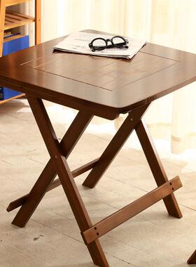 叠桌休折闲桌手提便携小桌子现AL009-0代简约方子桌家用餐小户型