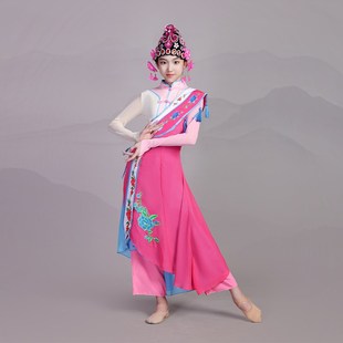 俏花旦儿童演出服梨园小花旦戏服心有翎兮赤伶舞蹈服京剧戏曲服装