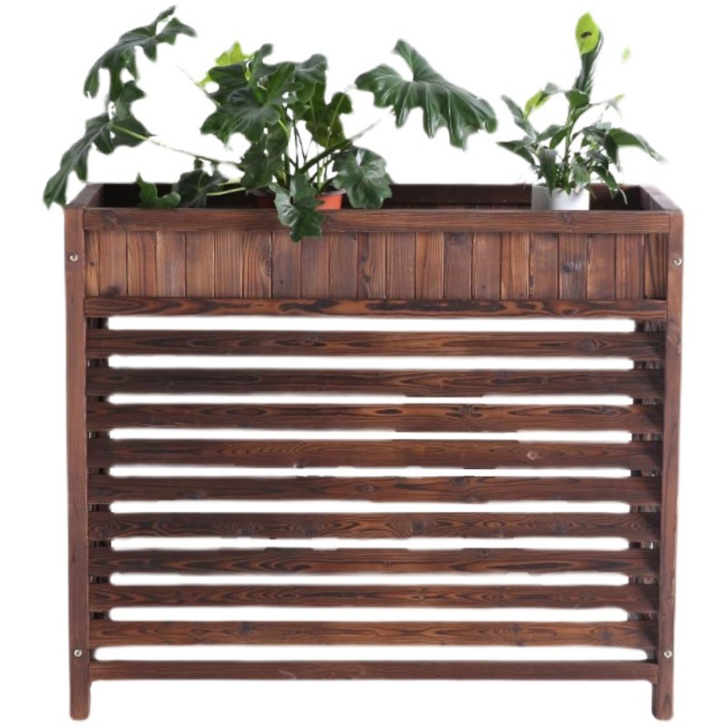 空调罩外机保护罩中央空调百叶遮挡防雨防晒美化室外通用工程商用