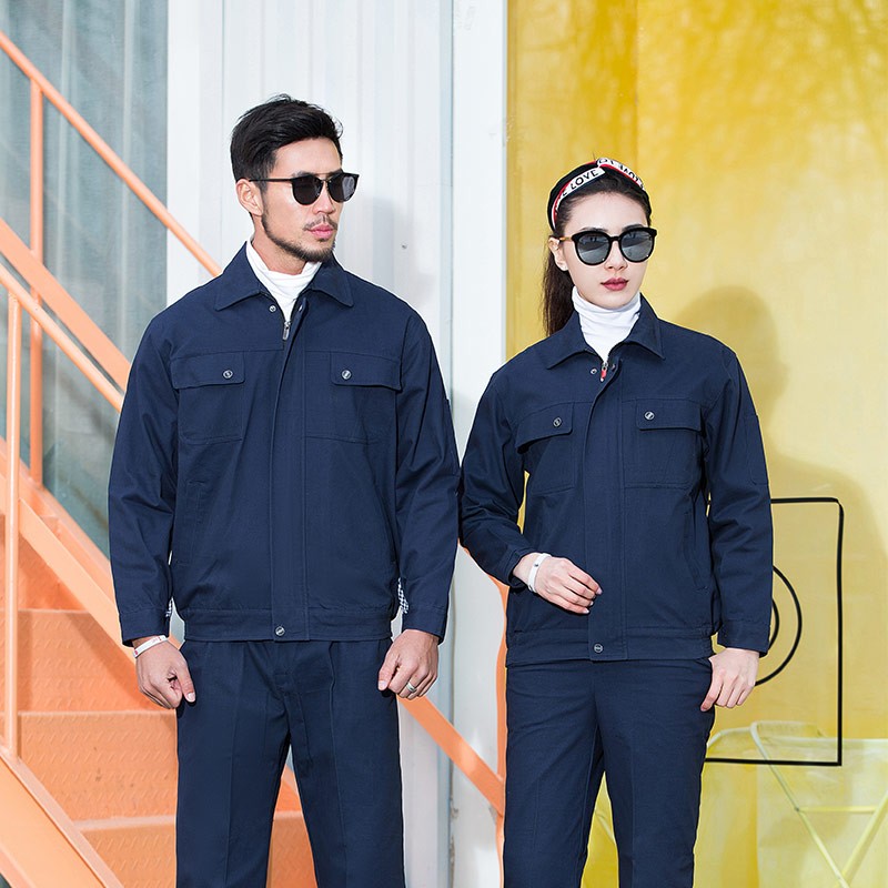 纯棉工作服套装男国家电网防烫耐磨工地长袖电焊工劳保服定制秋冬