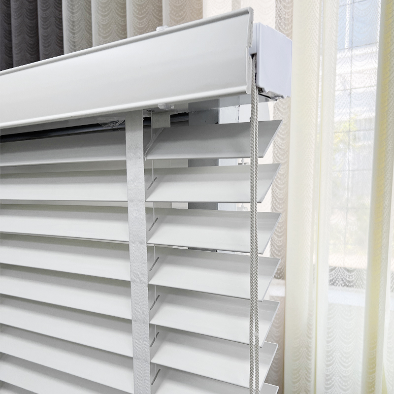 仿实木百叶窗帘卷帘家用环保厨房卫生间浴室厕所防水防霉遮光升降