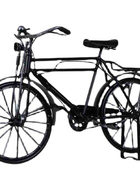 复古手工铁艺自行车家居酒柜装饰品摆件客厅抽象模型小创意工艺品