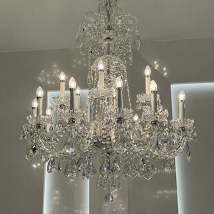 法式客厅吊灯创意个性艺术水晶灯卧室中古风灯具复古餐厅灯南洋风