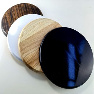 圆凳子面板实木凳子面更换配件换面板橡木加厚面板椅子配件