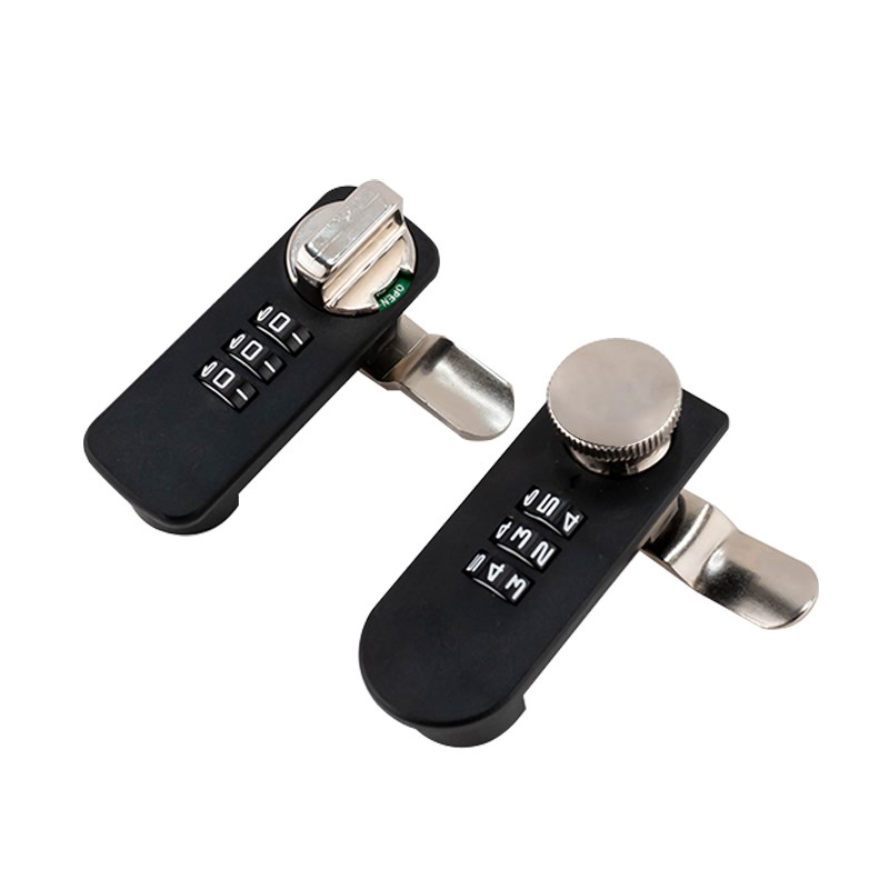 三位机械密码锁办公室抽屉锁家用木质衣柜鞋橱柜门床头柜子密码锁