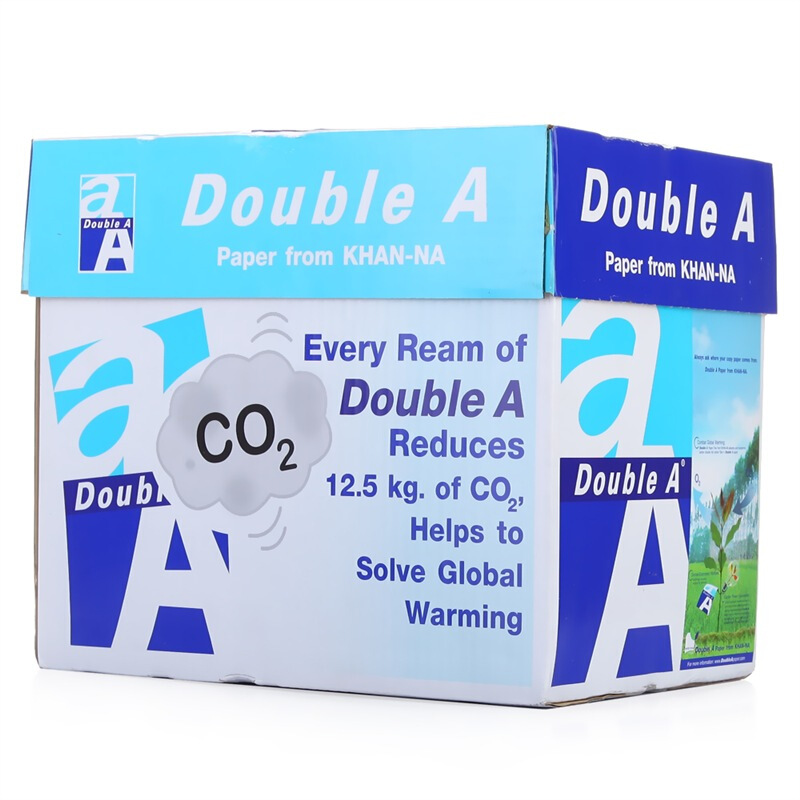Double A达伯埃80g80克 A4办公用a4纸打印复印纸 500张5包装整箱