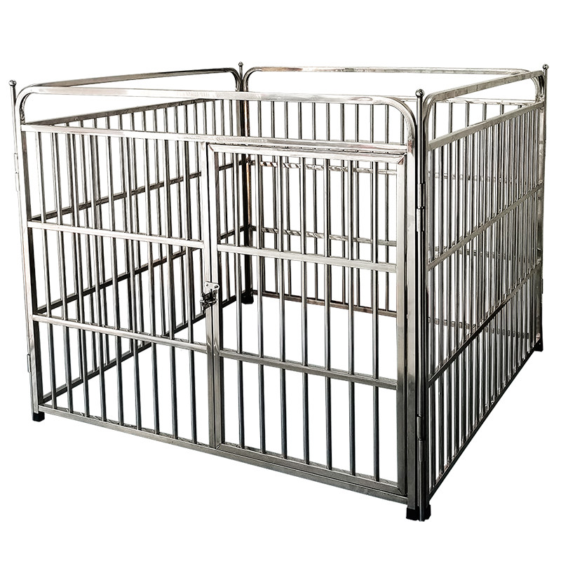 不锈钢狗笼子泰迪宠物狗围栏小中大型犬护栏金毛萨摩栅栏多省包邮