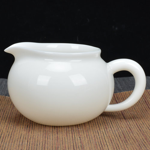 秦典青瓷分茶器紫砂茶具公道杯日式玲珑茶海茶具配件冰裂复古公杯