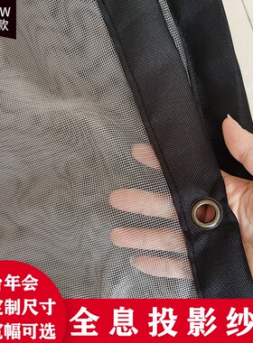 全息投影纱幕双面成像正投背投灰色白色婚礼舞台3D立体互动表演用
