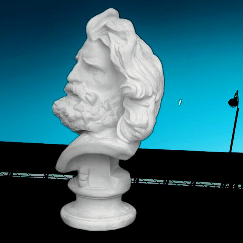包邮马赛石膏头像美术素描绘画教具模型摄影摆件道具人物雕塑装饰