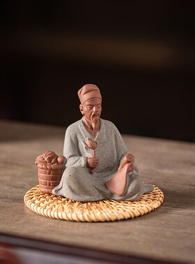 中医古代名医神医华佗李时珍陶瓷人物雕像家居桌面装饰小号摆件