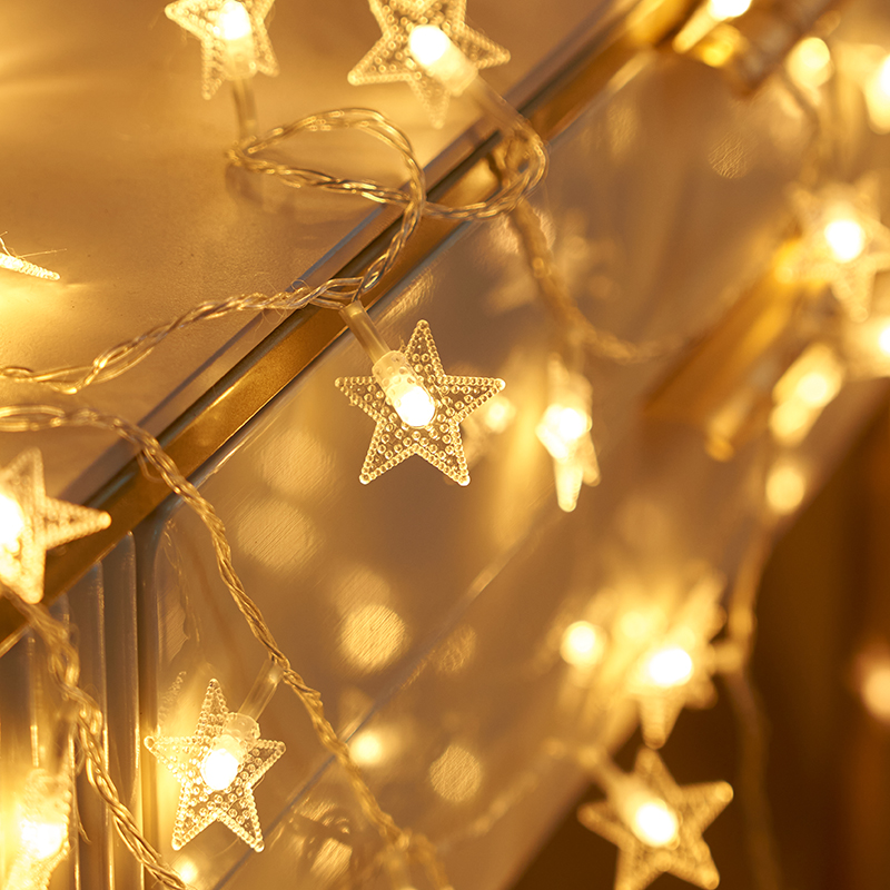 夜市摆地摊氛围灯汽车后备箱三轮车专用12V彩灯串电池USB网红装饰