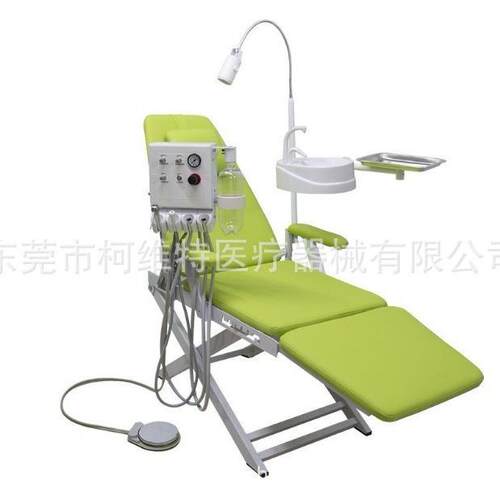 牙科轻便椅易式牙椅便叠携简式椅子灯轻便型牙椅带折KWT-307式轻