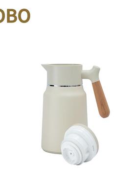 时0尚34锈钢内胆ZUU真不空保温壶家用办公室层暖水瓶保温双水壶