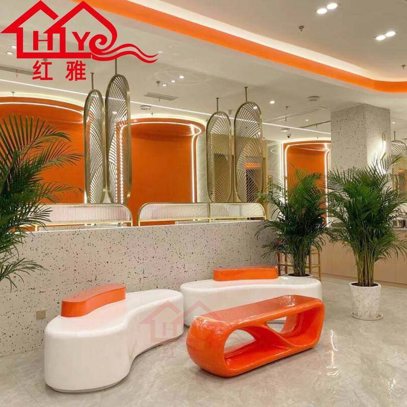 玻璃钢弧形座椅学校健身房休息坐凳商业办公休闲椅商场美陈靠背椅,基础建材,其它,淘宝优惠券,粉丝福利购,淘宝优惠卷