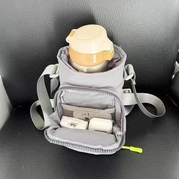 外出便携水杯袋斜挎多功能旅行防水水壶包水杯包防烫户外大容量,餐饮具,杯套,淘宝优惠券,粉丝福利购,淘宝优惠卷