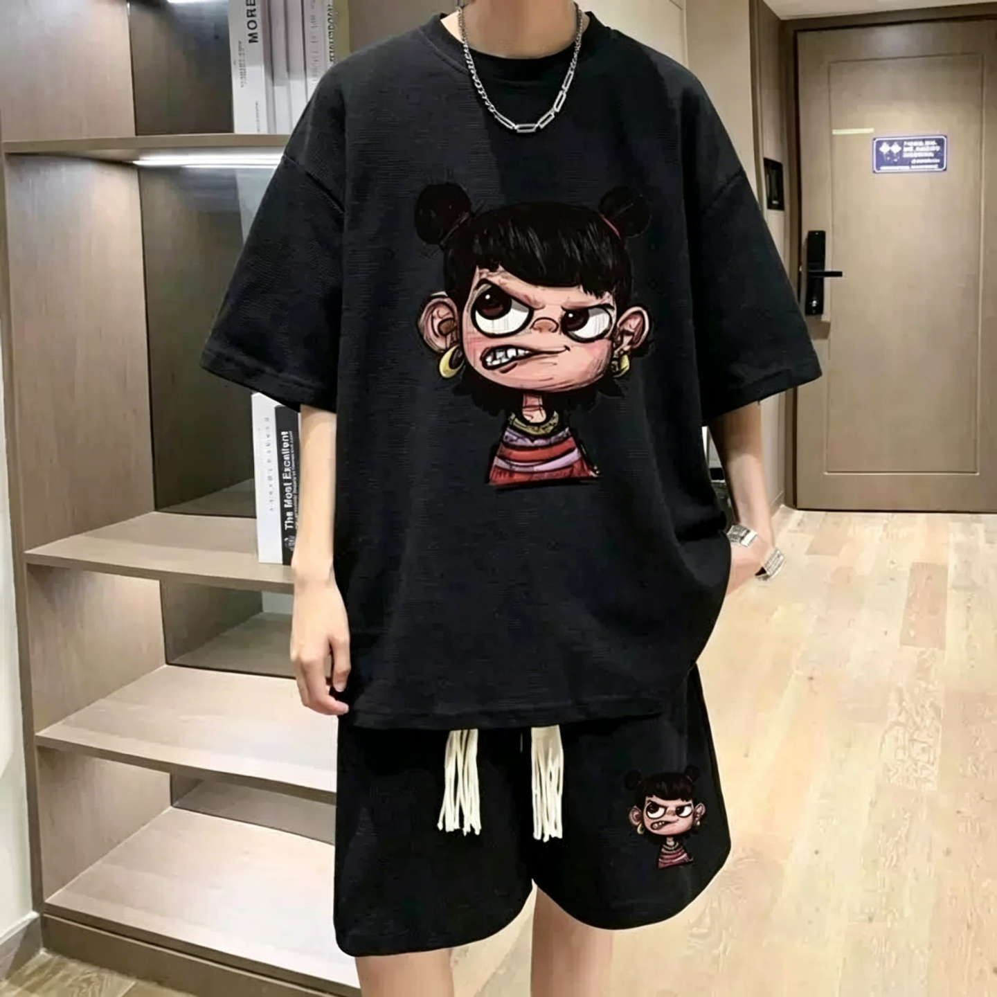 【动漫魔丸】青少年短袖t恤男