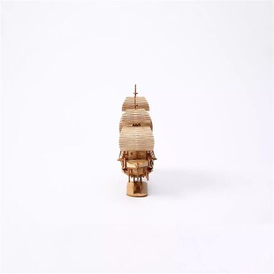 DIY手工制作木质海洋帆船模型3d立体拼图礼物儿童玩具桌面摆设