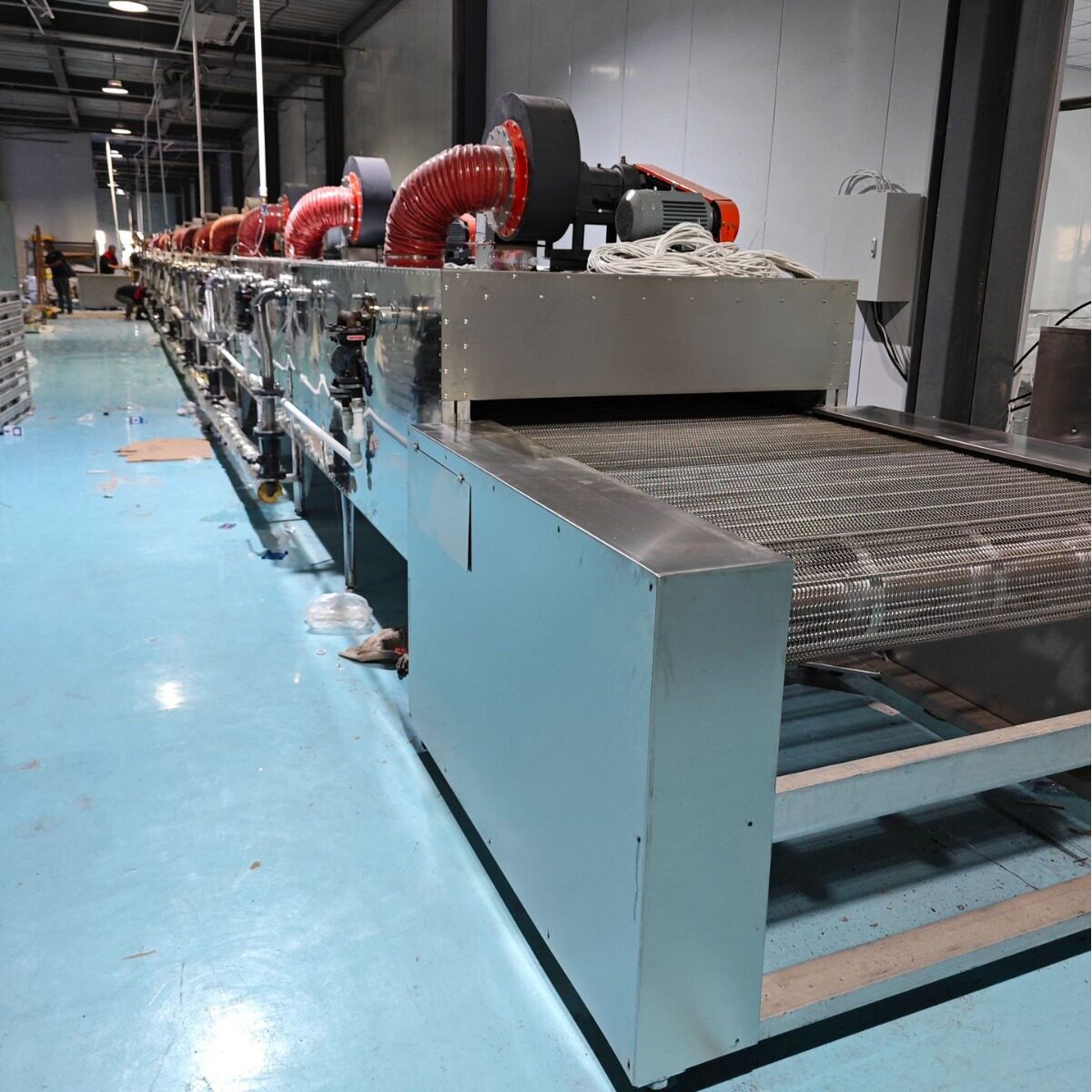 蒸汽隧道式烘干机  压力烤箱压力隧道炉烘干设备厂家定制产品