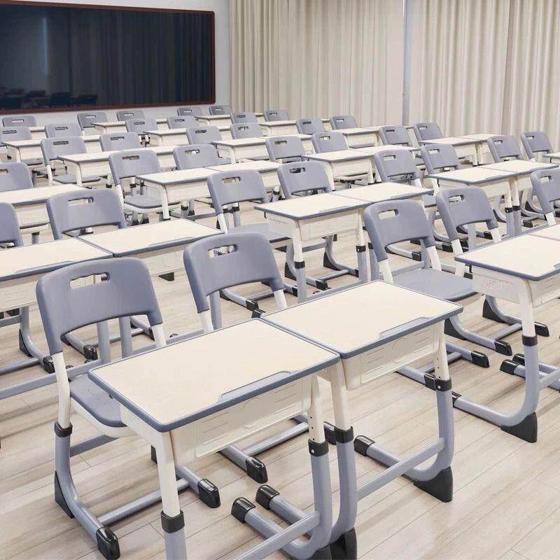 书桌培训班用学幼儿园升降写字桌子家童学习桌加厚中小144生课桌