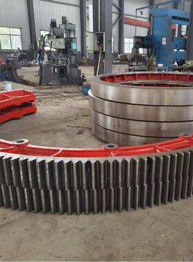 专业生产机械传动齿齿适LET圈配回转窑球磨轮机烘干机转等旋设备