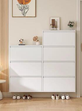 超薄钢制家用入门口走门廊翻斗m鞋柜户12c极窄楼道防尘进KFU靠墙