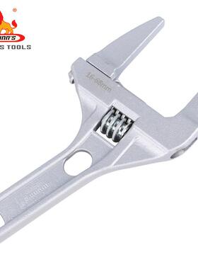 威力狮动卫浴口扳手W管钳活板手大开口短柄活动扳820手NS2活00J