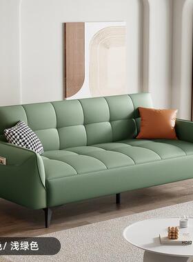 猫抓布沙发床多功用能两现代简约厅公寓64586小户客单双人可型折