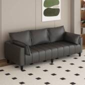 家用小户13型简约洗小免租户型客厅寓公出屋理发店双人三人拼色沙