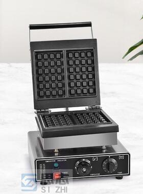 FEQ方形奶松华夫炉二片用饼机商华夫饼机茶店烤饼机双头华夫炉