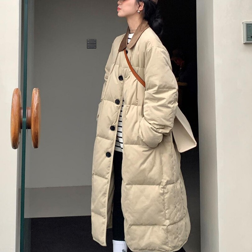 羽绒服女长款2025冬季新款韩风衣