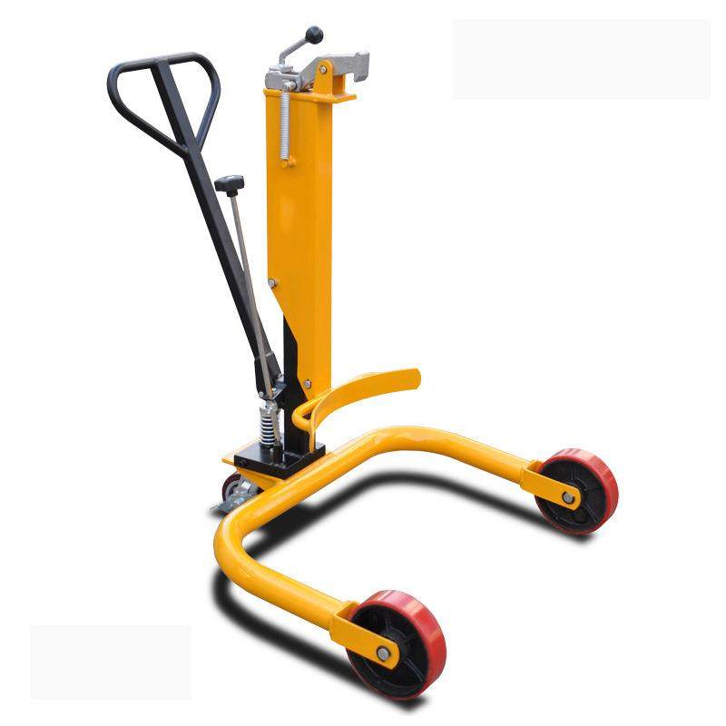 塑料桶圆桶手动液压装卸车叉车手推铁桶搬运车咬嘴油桶搬运车液压,五金/工具,液压装卸车,淘宝优惠券,粉丝福利购,淘宝优惠卷