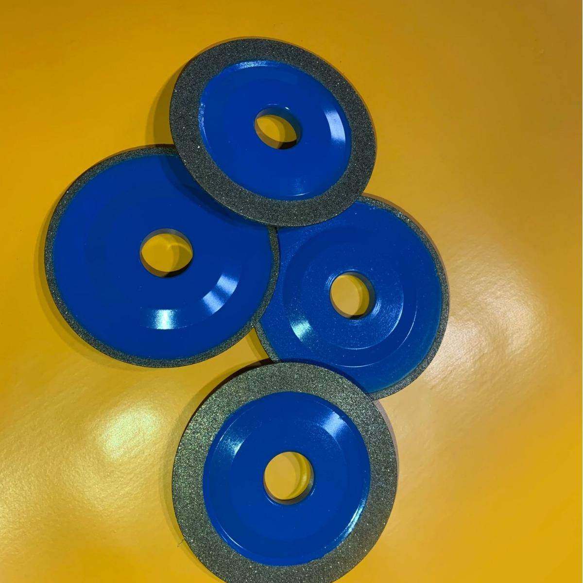 电镀CBN砂轮高速钢淬火材料打磨磨边卡尺刀具修磨边轮