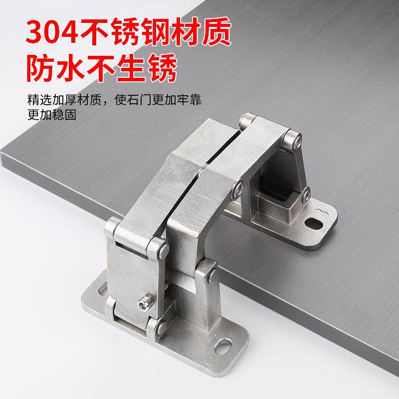 干118防挂石材门铰链重型藏隐形页暗门合消栓箱管井门厚门二维暗