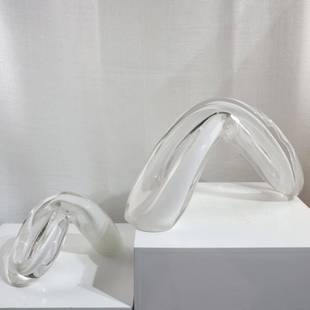 现麻代北流金黑欧白烛台厅团书房UGO客样板间售楼处软装家具摆件