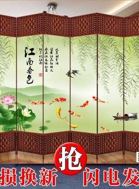 屏风隔断帘客卧室遮挡家厅用挡挡床移动门推拉可折叠AVZ家玄关用