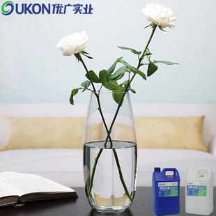 高透明插花YG-1012A水胶花瓶黄填充胶水自消气a泡仿真花工艺假水b