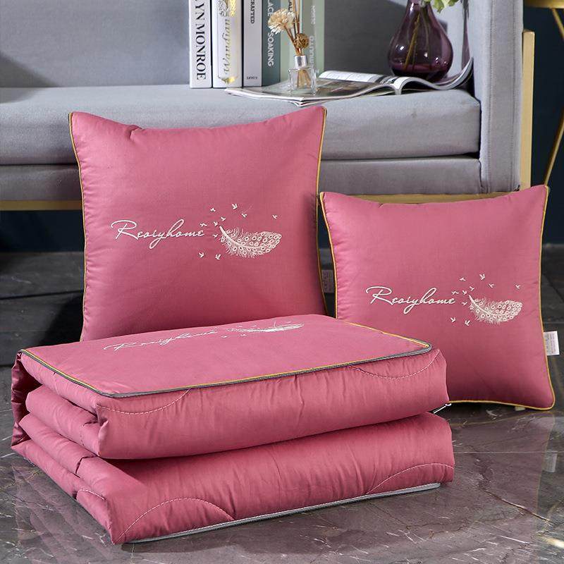 2025新款133用72垫全mian羽毛款ZS-棉羽两用抱枕被靠午休车被,居家布艺,抱枕被,淘宝优惠券,粉丝福利购,淘宝优惠卷