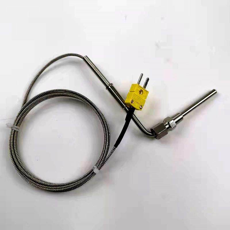 K感型铠装WRNK-539热电偶9注塑机温5度传器直角铠装热电偶带插头W