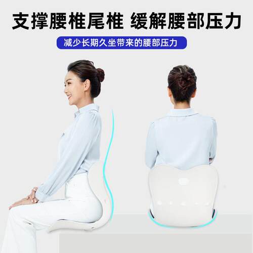花瓣靠矫姿用护腰垫办公坐室久一体两坐垫神器人体工学腰靠ZD111/