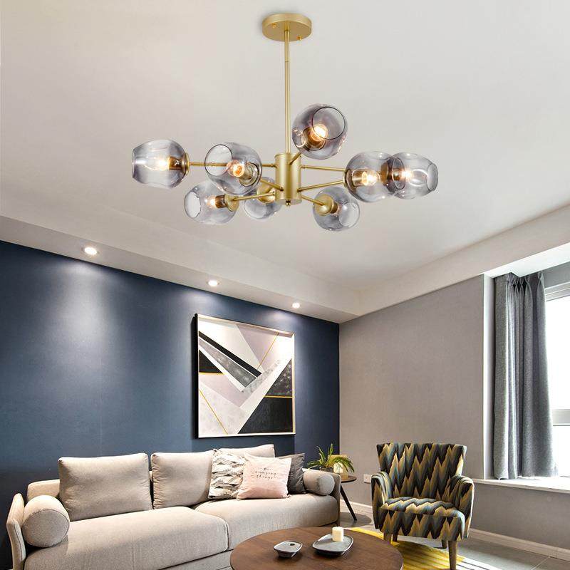 北欧灯具魔豆玻璃客吊灯个0213性创意餐厅现厅代简约卧室轻奢后分,家装灯饰光源,智能吊灯,淘宝优惠券,粉丝福利购,淘宝优惠卷