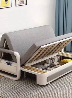 沙发缩床两用易多功能储物伸小户55018型简客双厅推拉单人人沙发