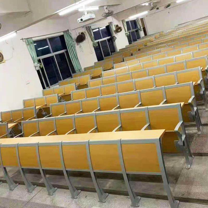 JTY-01大学阶梯金教排室椅铝合阶课桌椅学校连排课桌椅台子多媒体