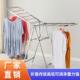 加厚用不锈钢多功能折叠0019梯晒子晾架两落地衣衣杆室内外可移动
