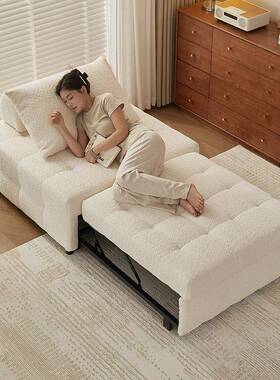 单双人2沙发19859折叠两用205新款小床户型客厅多功能二合抽拉伸